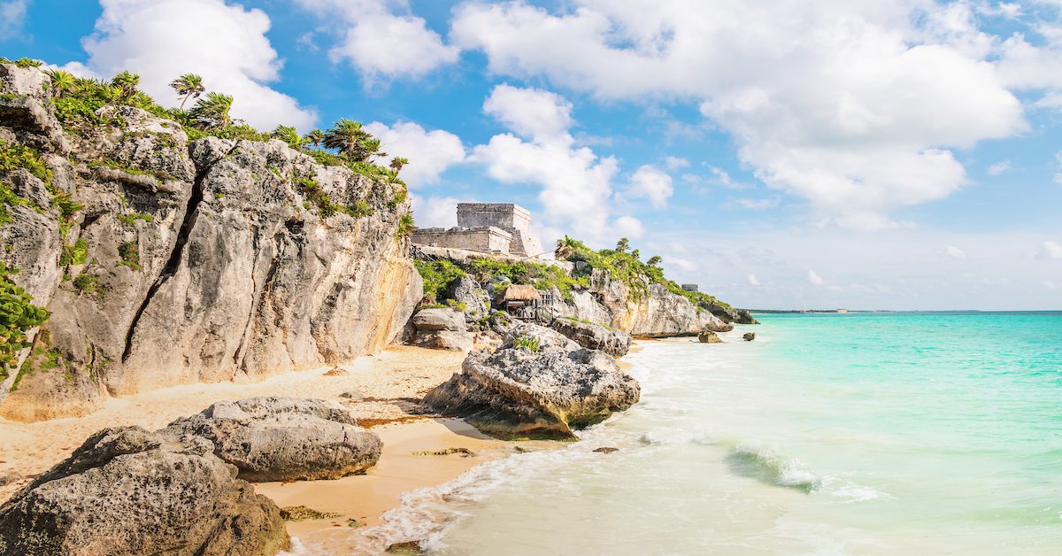 Ruinas mayas en Tulum