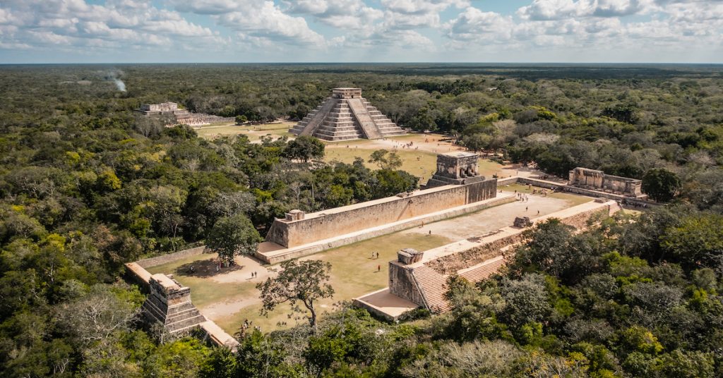 Vista aérea Chichen Itzá